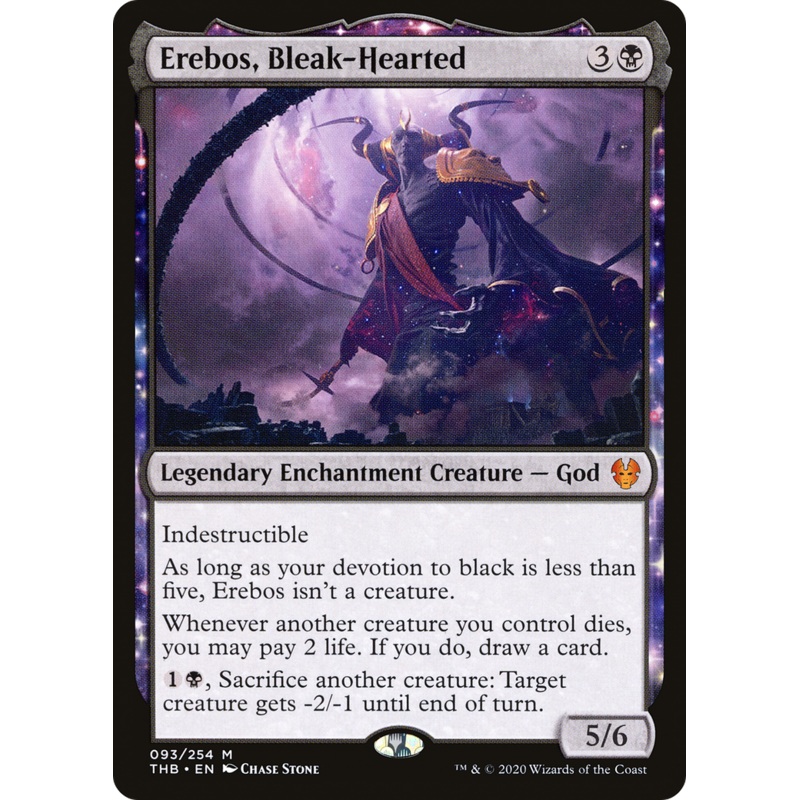 Erebos, Bleak-Hearted (THB-093) - Theros Beyond Death: (enchantment) Foil
