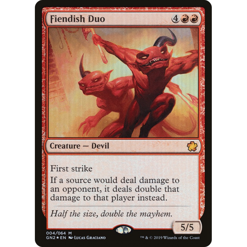Fiendish Duo (GN2-004) - Game Night 2019 Foil