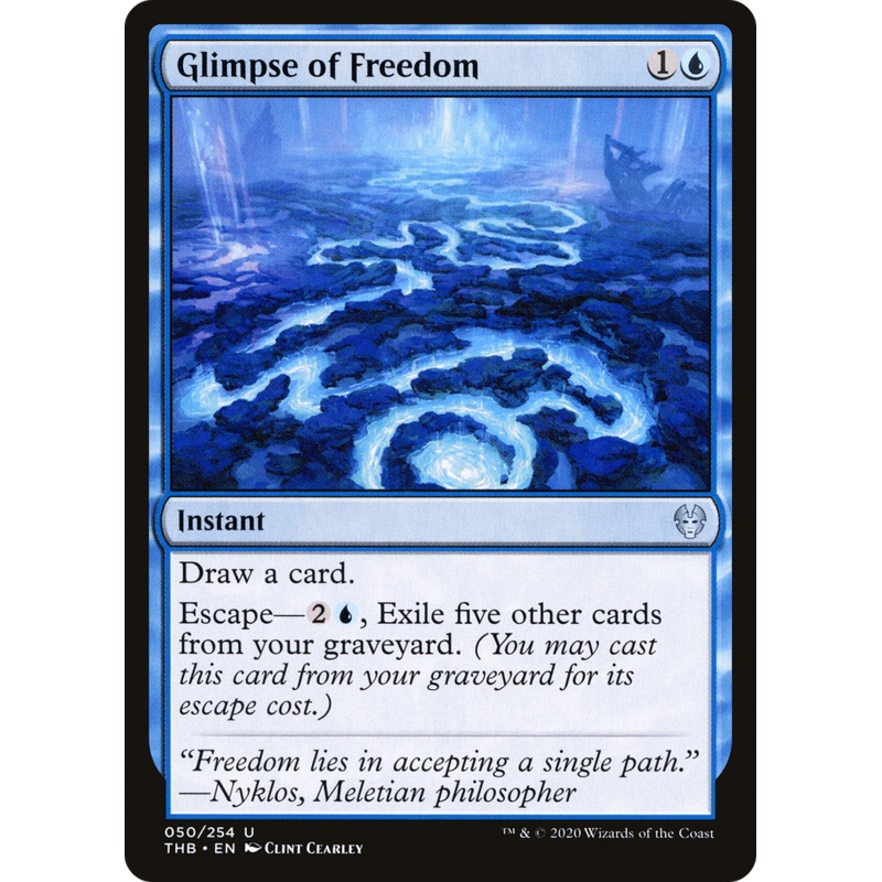 Glimpse of Freedom (THB-050) - Theros Beyond Death Foil