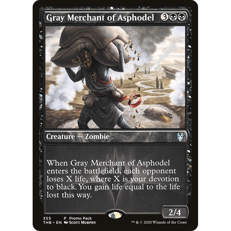 Gray Merchant of Asphodel (PPTHB-355) - Theros Beyond Death