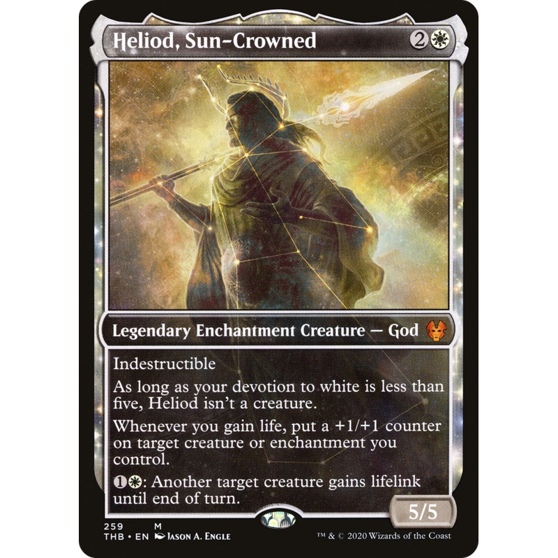 Heliod, Sun-Crowned (THB-259) - Theros Beyond Death: (enchantment, Showcase)