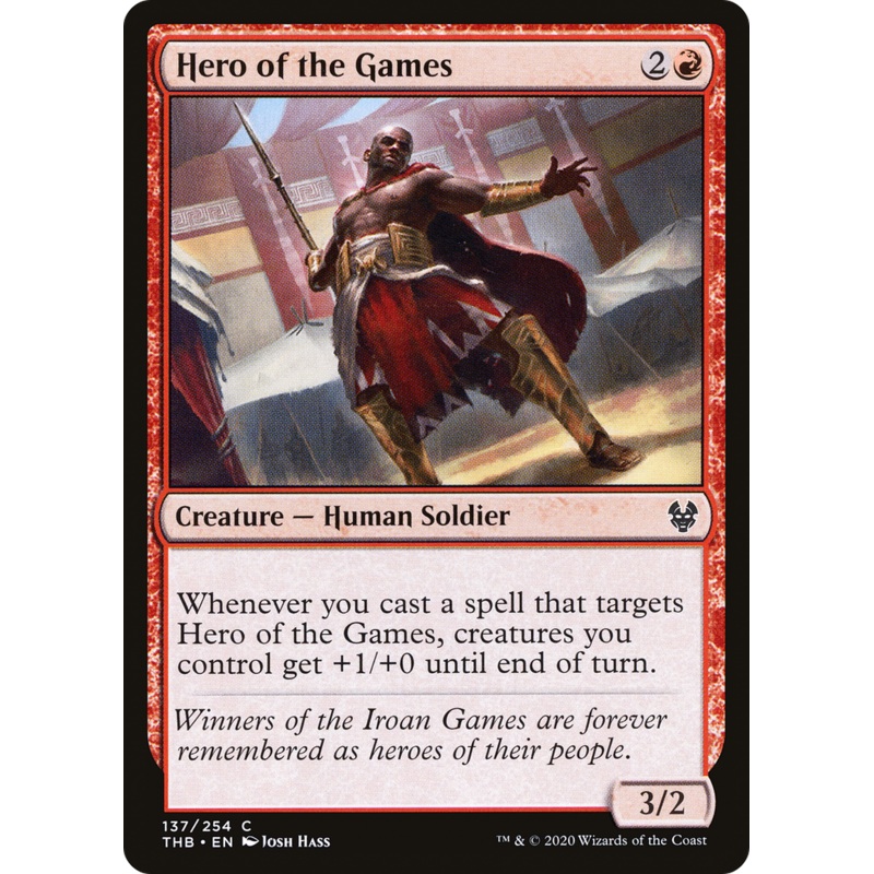 Hero of the Games (THB-137) - Theros Beyond Death Foil