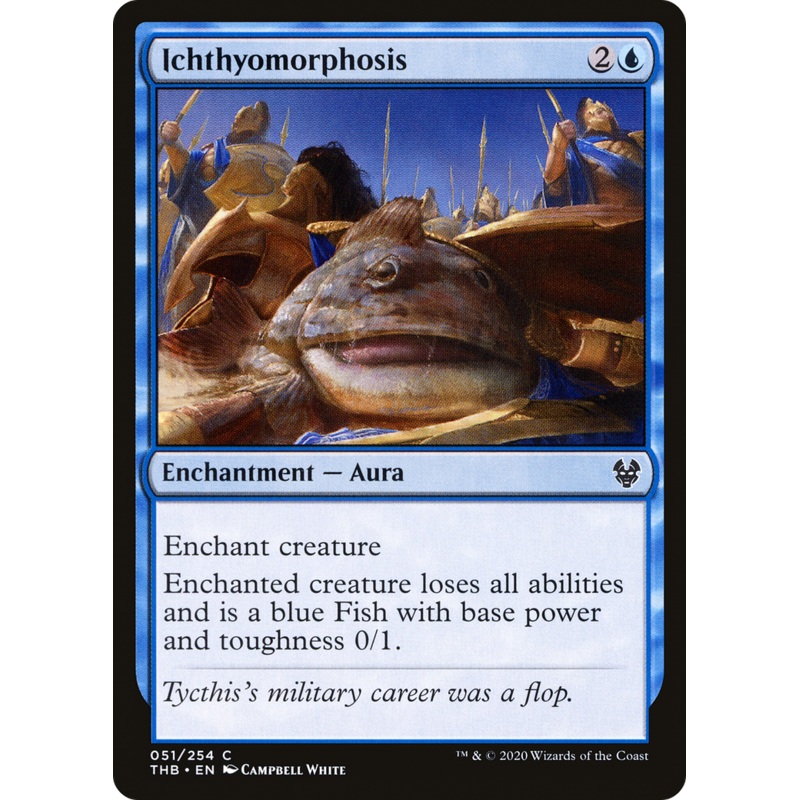 Ichthyomorphosis (THB-051) - Theros Beyond Death Foil