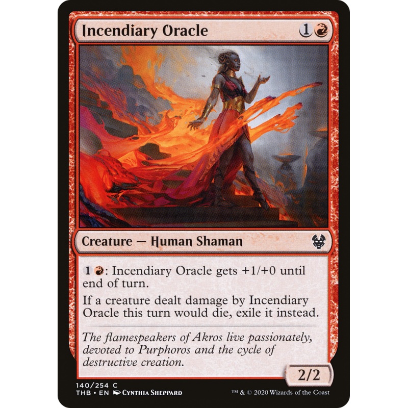 Incendiary Oracle (THB-140) - Theros Beyond Death Foil