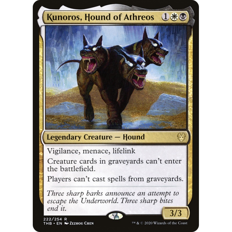 Kunoros, Hound of Athreos (THB-222) - Theros Beyond Death Foil