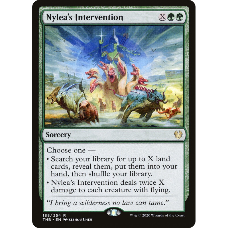 Nylea's Intervention (THB-188) - Theros Beyond Death
