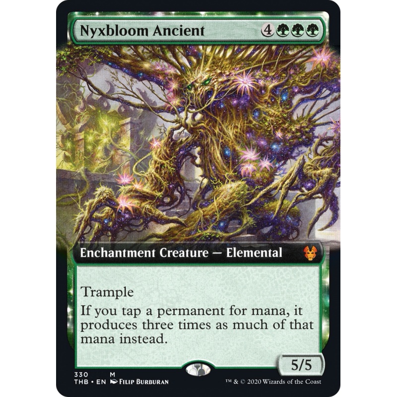 Nyxbloom Ancient (THB-330) - Theros Beyond Death: (Extended Art, enchantment)