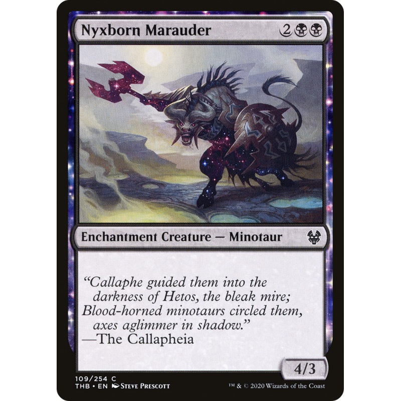 Nyxborn Marauder (THB-109) - Theros Beyond Death: (enchantment)