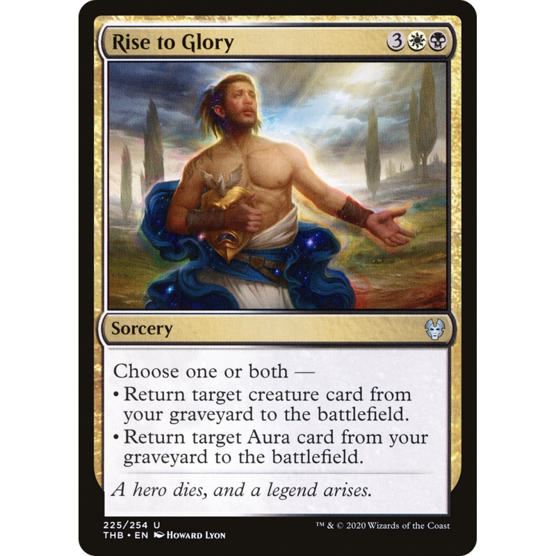 Rise to Glory (THB-225) - Theros Beyond Death Foil