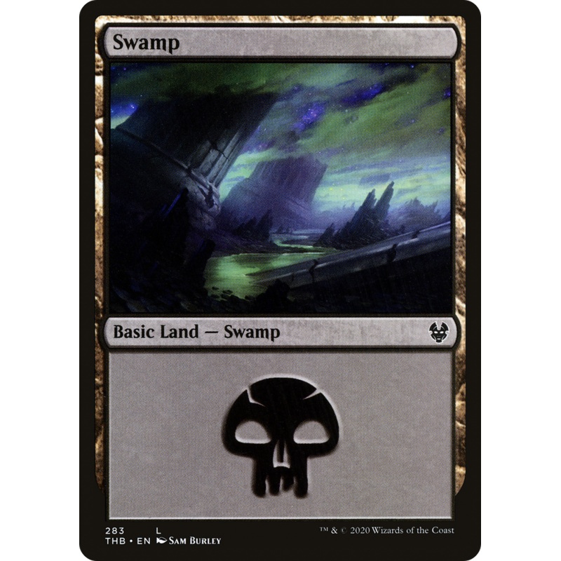 Swamp (THB-283) - Theros Beyond Death Foil