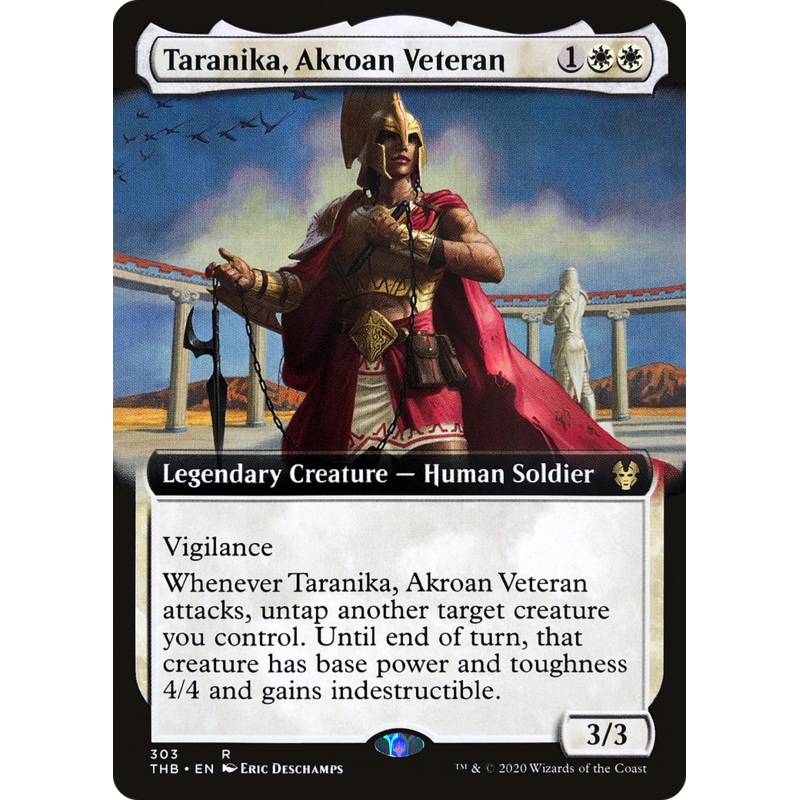 Taranika, Akroan Veteran (THB-303) - Theros Beyond Death: (Extended Art) Foil