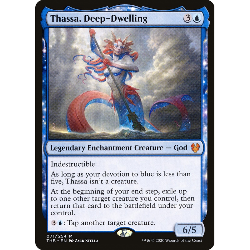 Thassa, Deep-Dwelling (THB-071) - Theros Beyond Death: (enchantment)