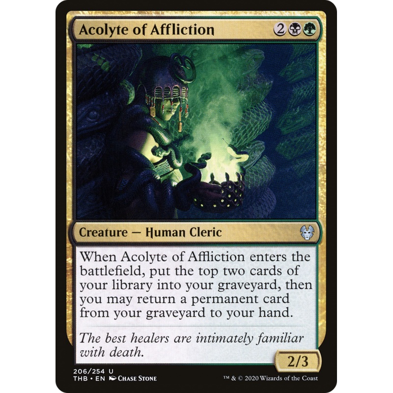 Acolyte of Affliction (THB-206) - Theros Beyond Death