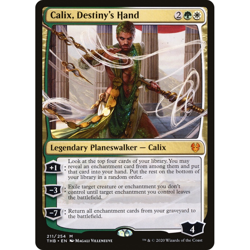 Calix, Destiny's Hand (THB-211) - Theros Beyond Death Foil