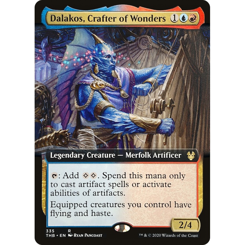 Dalakos, Crafter of Wonders (THB-335) - Theros Beyond Death: (Extended Art) Foil