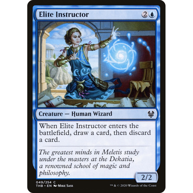 Elite Instructor (THB-049) - Theros Beyond Death Foil