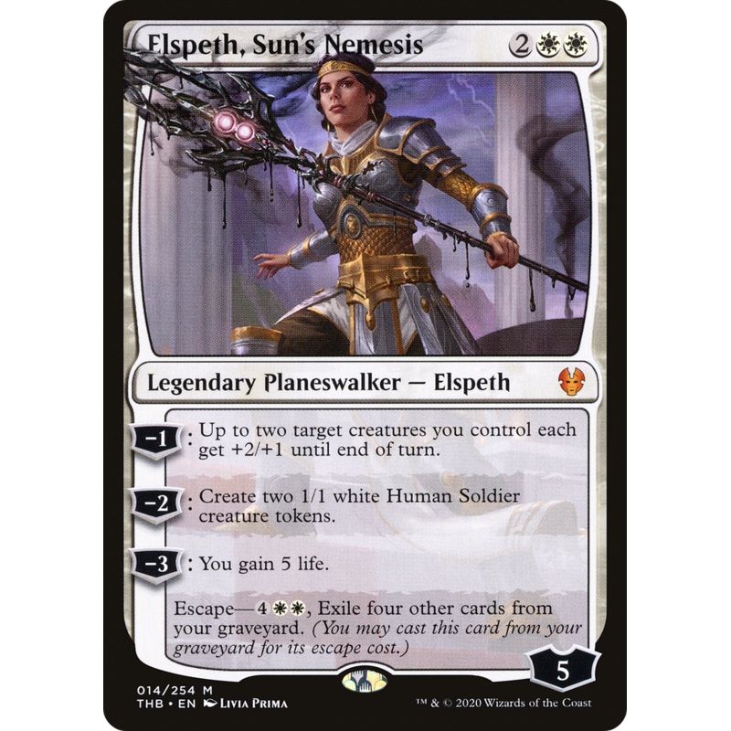 Elspeth, Sun's Nemesis (THB-014) - Theros Beyond Death Foil