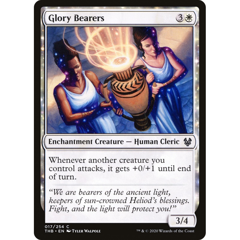 Glory Bearers (THB-017) - Theros Beyond Death: (enchantment) Foil