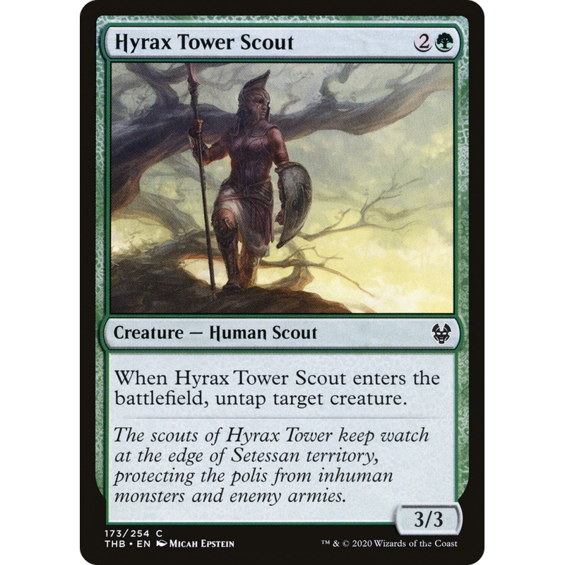 Hyrax Tower Scout (THB-173) - Theros Beyond Death Foil