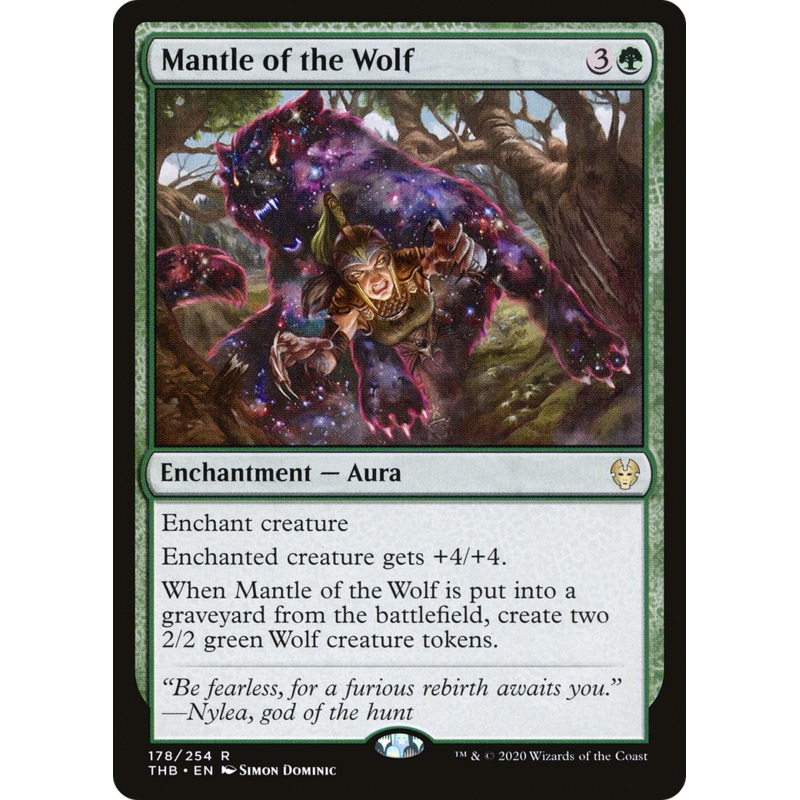 Mantle of the Wolf (THB-178) - Theros Beyond Death Foil