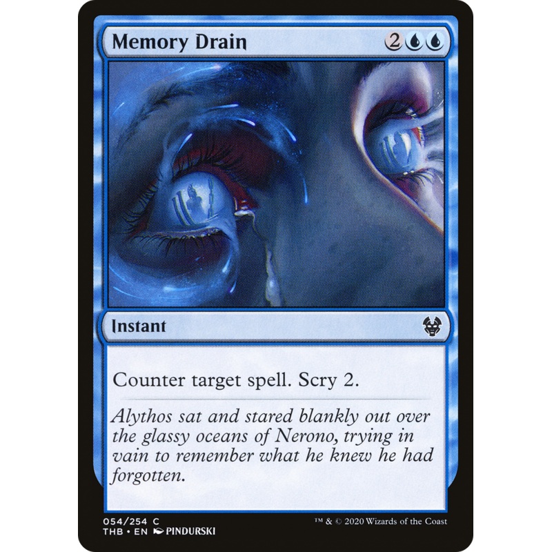 Memory Drain (THB-054) - Theros Beyond Death