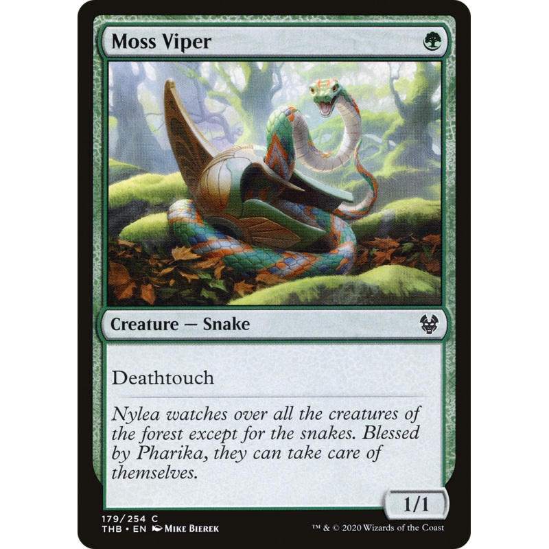 Moss Viper (THB-179) - Theros Beyond Death