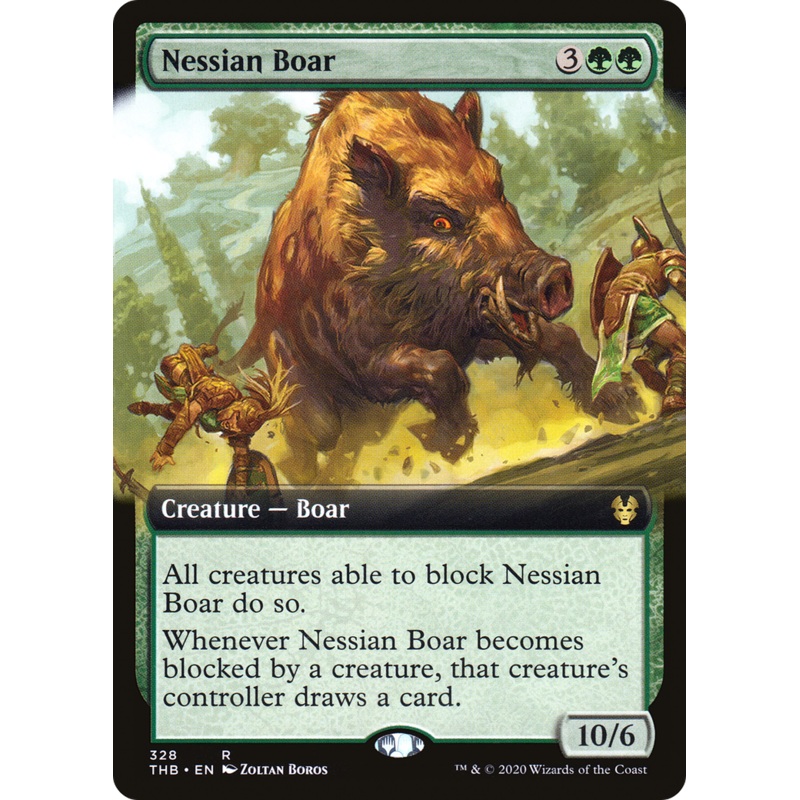 Nessian Boar (THB-328) - Theros Beyond Death: (Extended Art)
