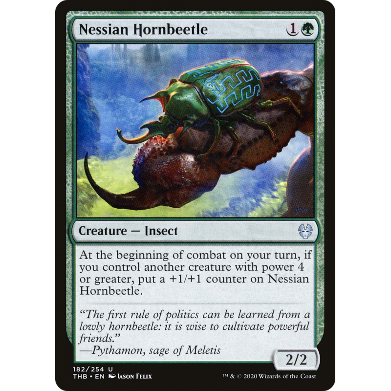 Nessian Hornbeetle (THB-182) - Theros Beyond Death