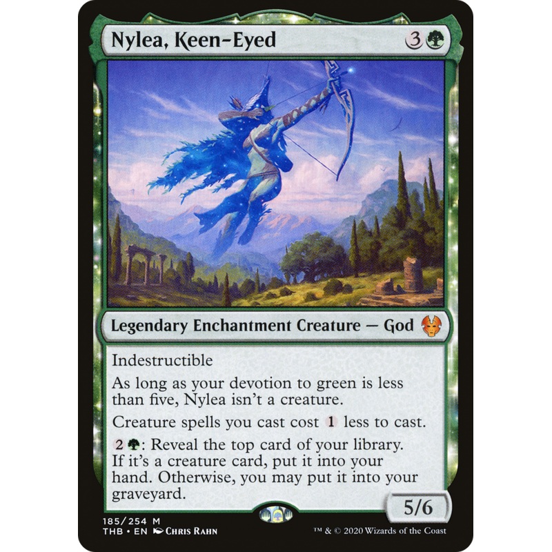 Nylea, Keen-Eyed (THB-185) - Theros Beyond Death: (enchantment) Foil