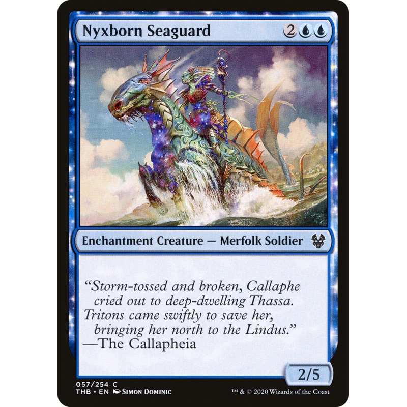Nyxborn Seaguard (THB-057) - Theros Beyond Death: (enchantment) Foil