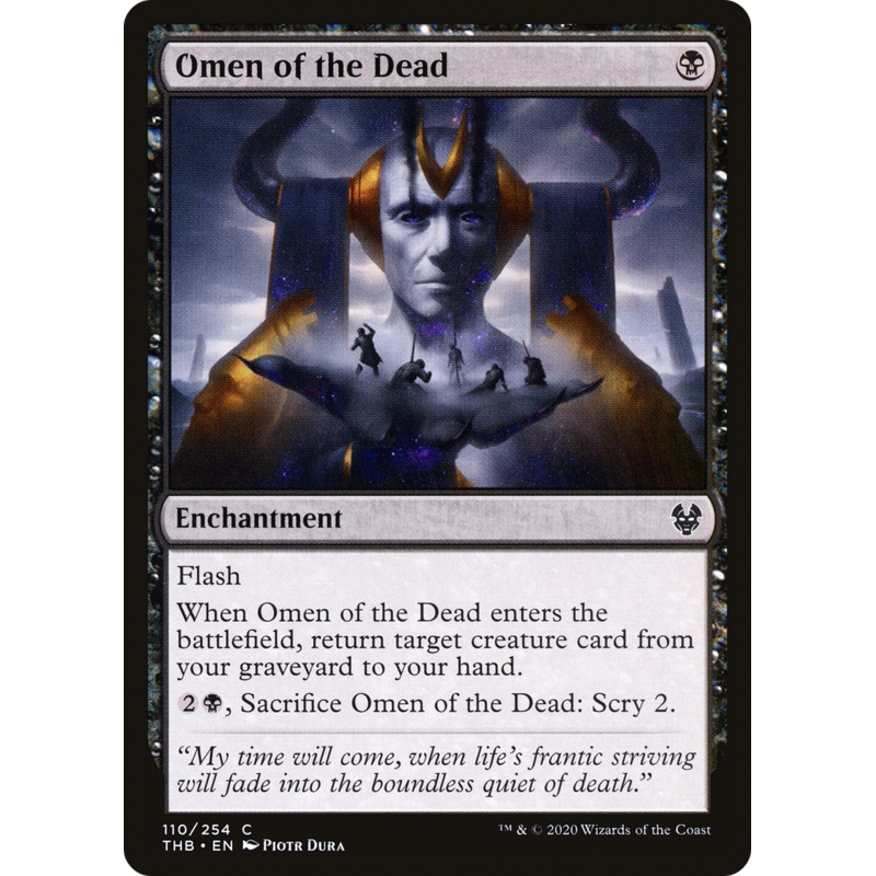 Omen of the Dead (THB-110) - Theros Beyond Death