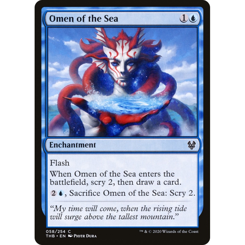 Omen of the Sea (THB-058) - Theros Beyond Death