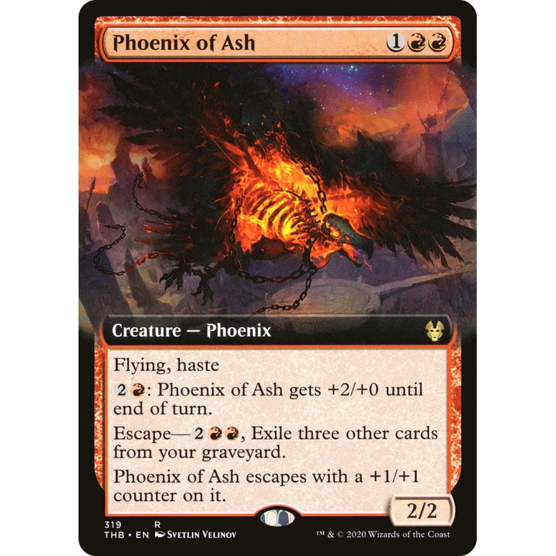 Phoenix of Ash (THB-319) - Theros Beyond Death: (Extended Art)