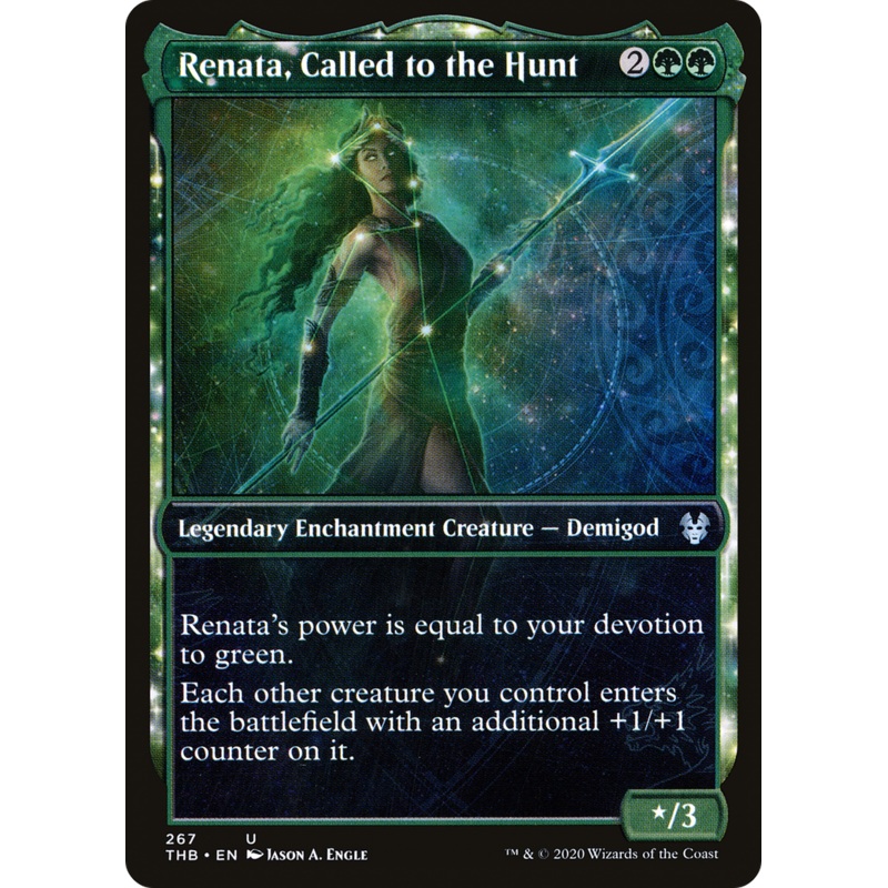Renata, Called to the Hunt (THB-267) - Theros Beyond Death: (enchantment, Showcase) Foil