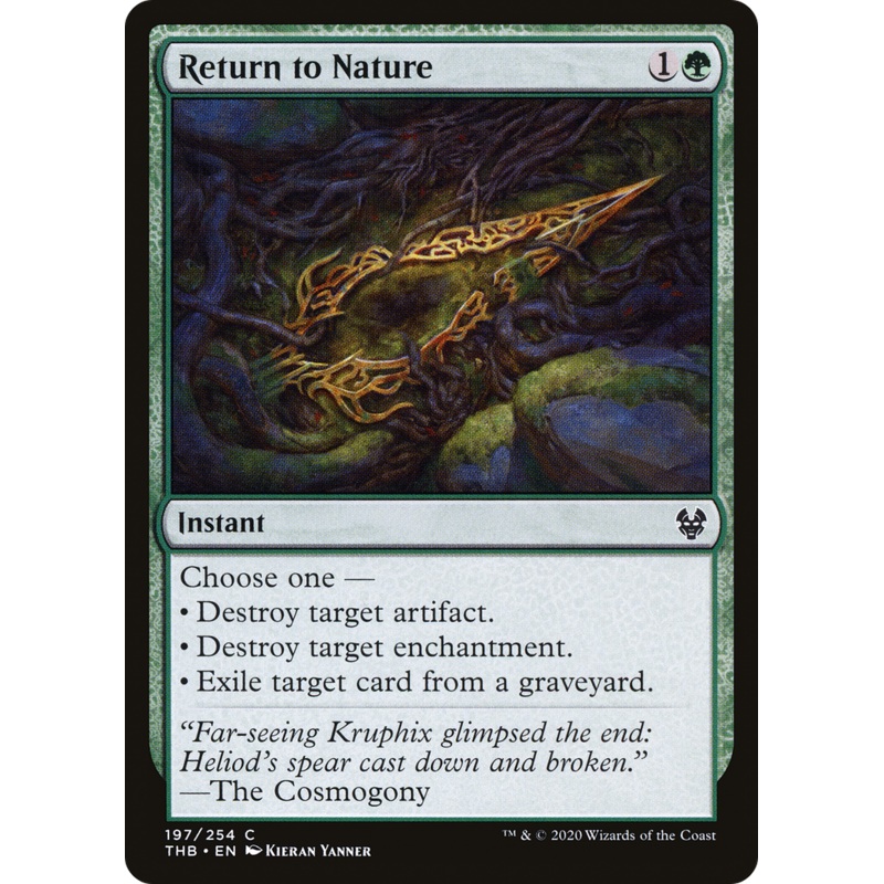 Return to Nature (THB-197) - Theros Beyond Death Foil