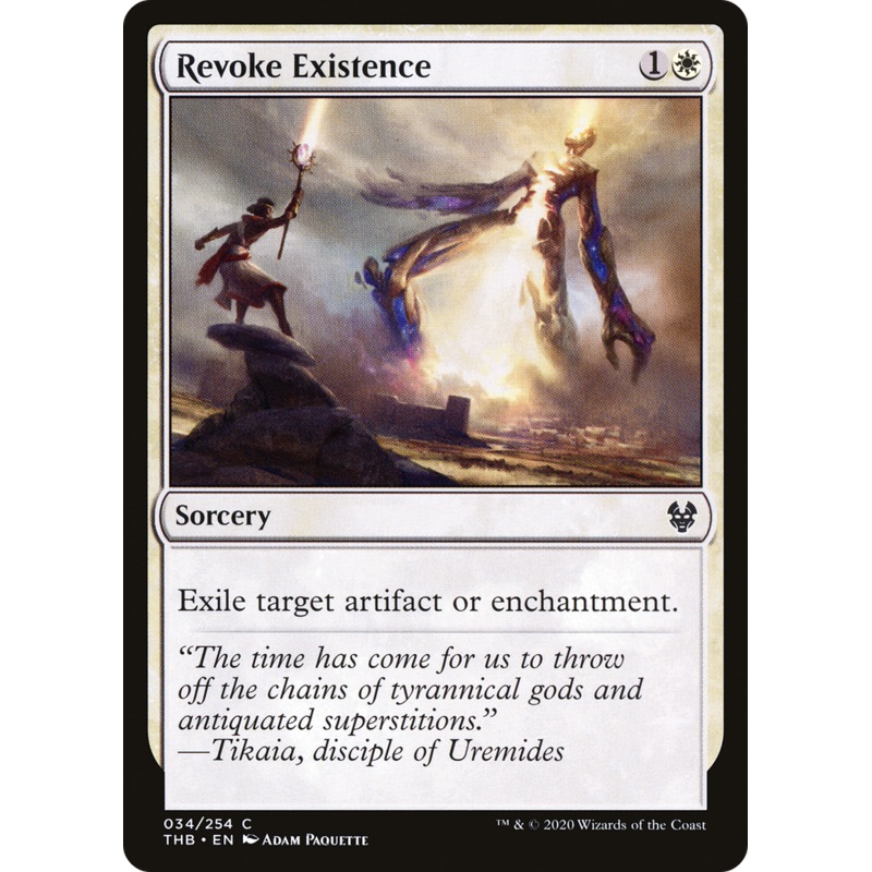 Revoke Existence (THB-034) - Theros Beyond Death Foil