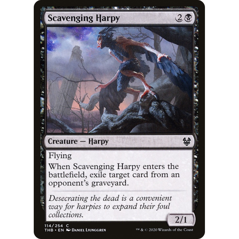Scavenging Harpy (THB-114) - Theros Beyond Death Foil