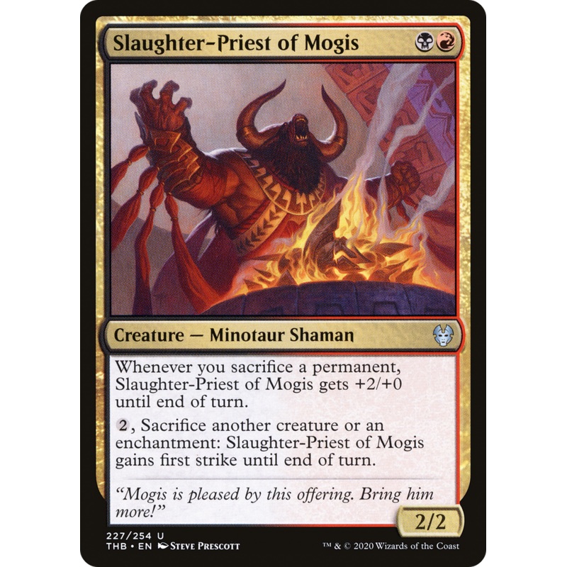 Slaughter-Priest of Mogis (THB-227) - Theros Beyond Death Foil