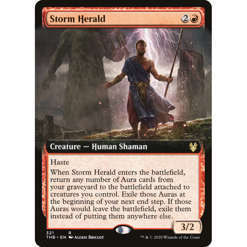 Storm Herald (THB-321) - Theros Beyond Death: (Extended Art) Foil