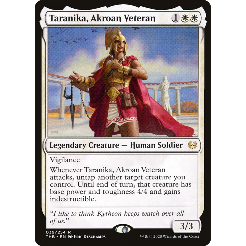 Taranika, Akroan Veteran (THB-039) - Theros Beyond Death Foil