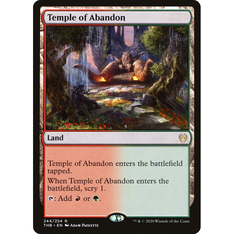 Temple of Abandon (THB-244) - Theros Beyond Death
