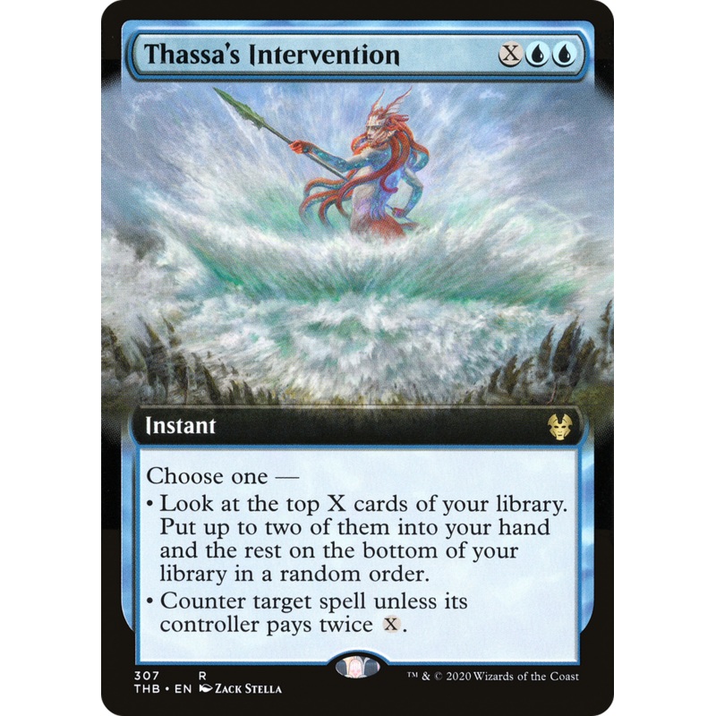 Thassa's Intervention (THB-307) - Theros Beyond Death: (Extended Art)