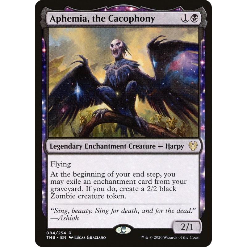 Aphemia, the Cacophony (THB-084) - Theros Beyond Death: (enchantment) Foil