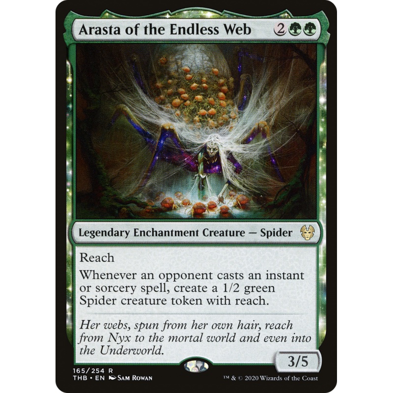 Arasta of the Endless Web (THB-165) - Theros Beyond Death: (enchantment)