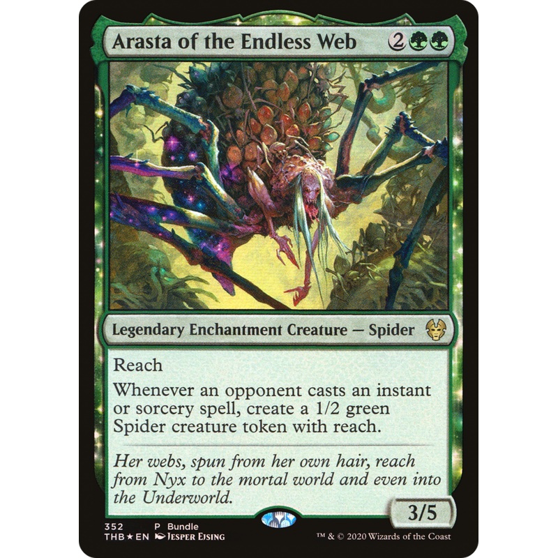 Arasta of the Endless Web (UMP-352) - Theros Beyond Death: (enchantment) Foil