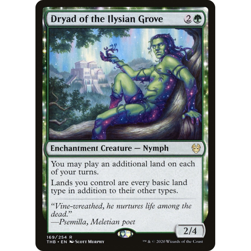 Dryad of the Ilysian Grove (THB-169) - Theros Beyond Death: (enchantment)