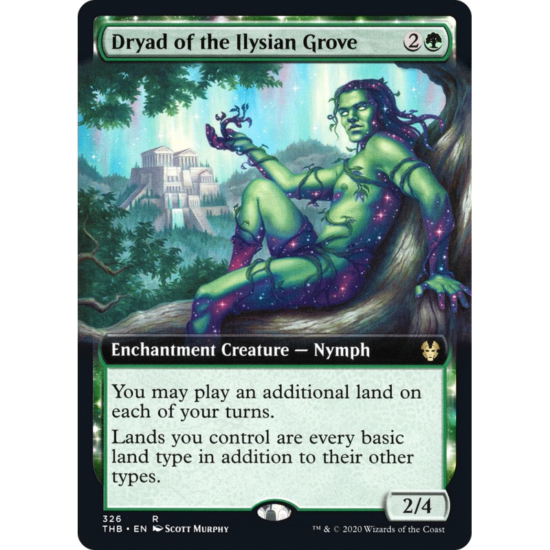 Dryad of the Ilysian Grove (THB-326) - Theros Beyond Death: (Extended Art, enchantment) Foil