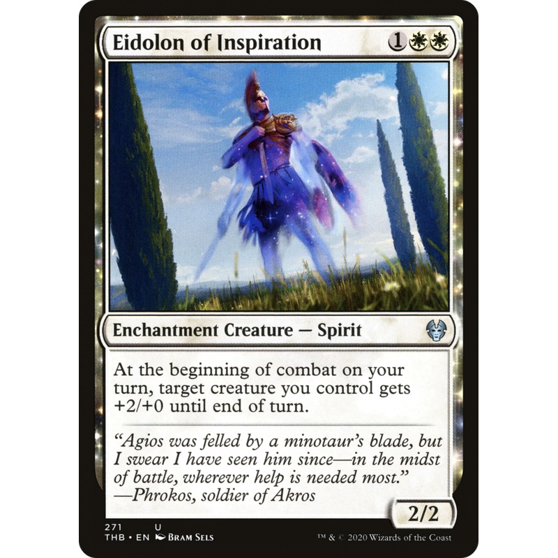 Eidolon of Inspiration (THB-271) - Theros Beyond Death: (enchantment)
