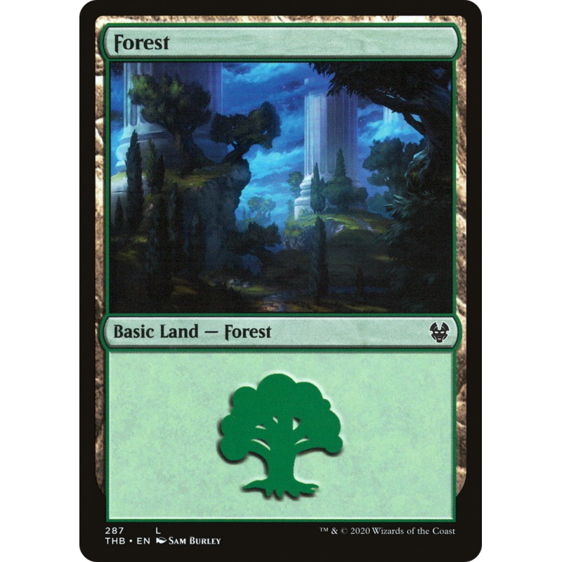 Forest (THB-287) - Theros Beyond Death Foil