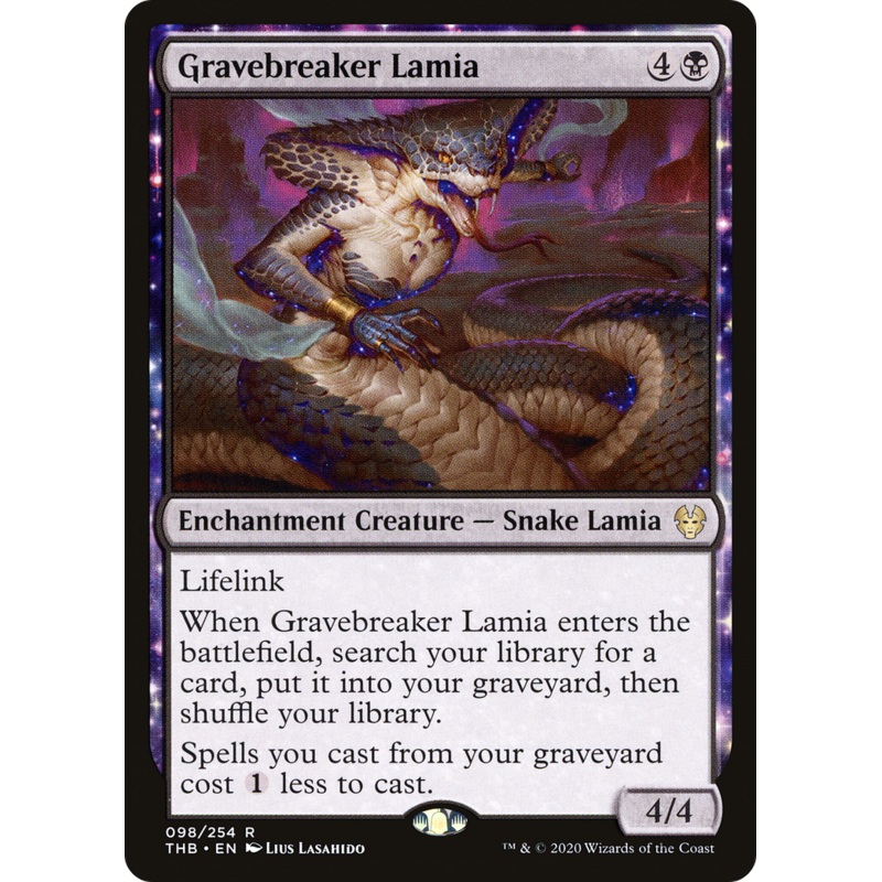 Gravebreaker Lamia (THB-098) - Theros Beyond Death: (enchantment)